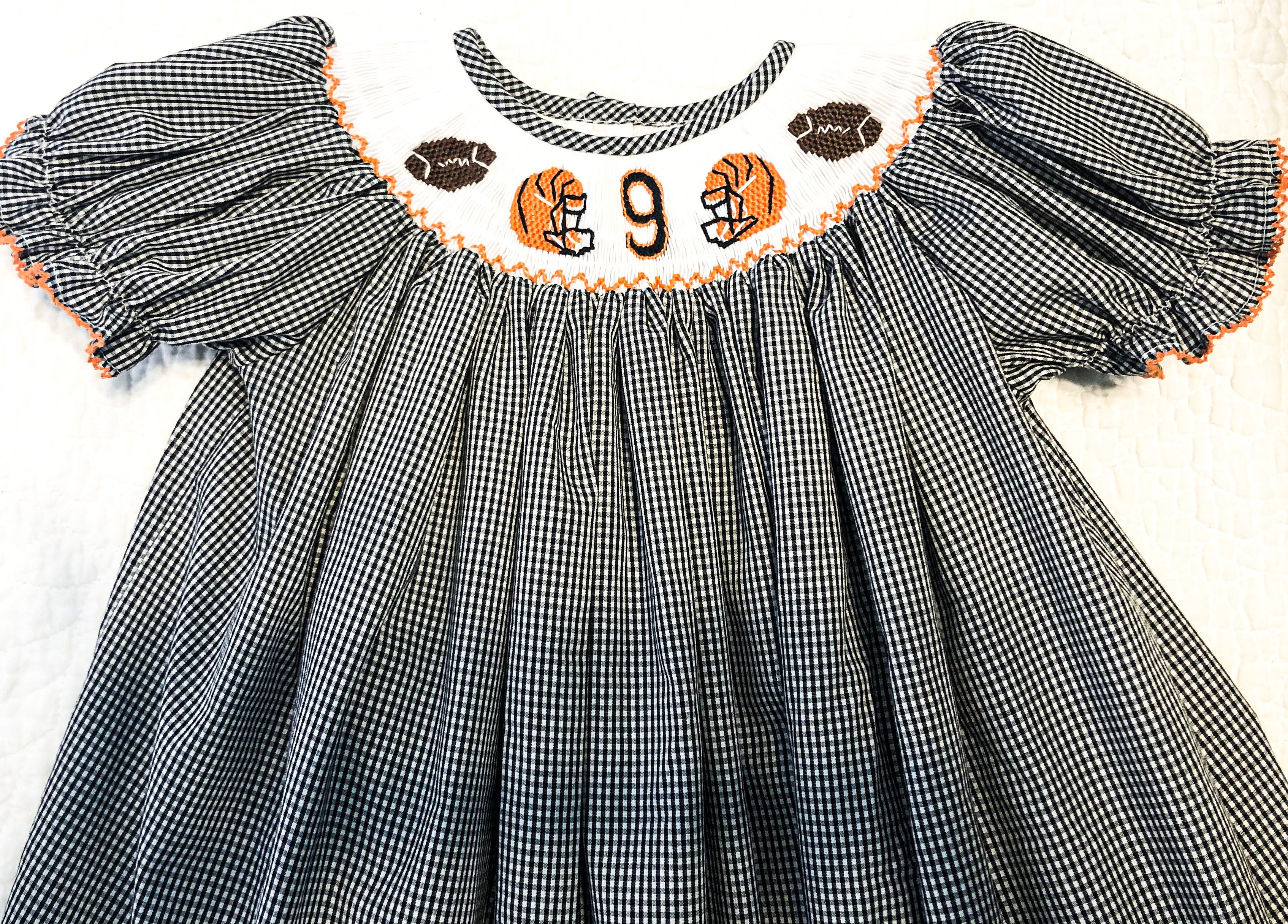 Bengals Smocked Dress