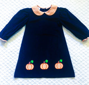 Corduroy Pumpkin Dress